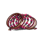 Purple cuff spiral bracelet
